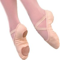 Ballet Slippers for Women Girls Canvas Split Sole