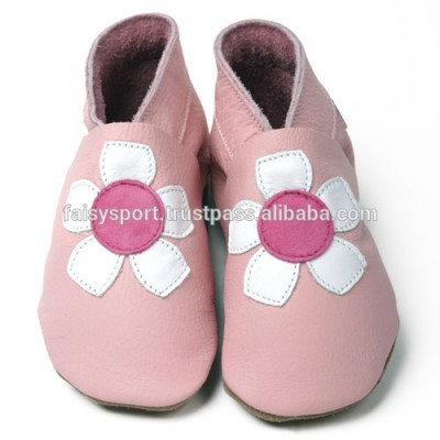 Leather Baby Shoes Soft Suede Sole