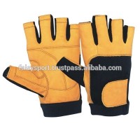 Weight Lifting Gloves Soft Leather Gym Gloves