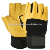 Leather Gym Fitness Gloves