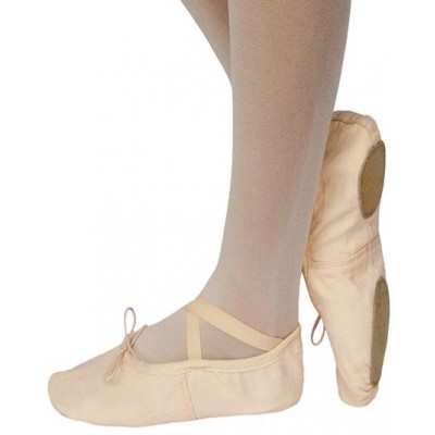 Canvas Ballet Shoes split sole PINK